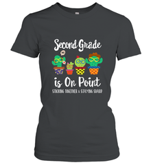 2nd Grade is on point, 1st day of school cactus teacher gift Women's T-Shirt Women's T-Shirt - belovedtshirt