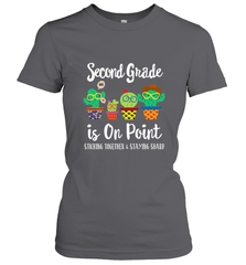 2nd Grade is on point, 1st day of school cactus teacher gift Women's T-Shirt Women's T-Shirt - belovedtshirt
