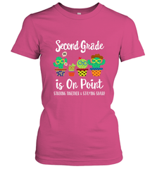2nd Grade is on point, 1st day of school cactus teacher gift Women's T-Shirt Women's T-Shirt - belovedtshirt