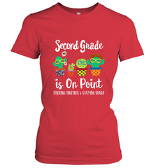 2nd Grade is on point, 1st day of school cactus teacher gift Women's T-Shirt Women's T-Shirt - belovedtshirt