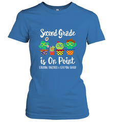 2nd Grade is on point, 1st day of school cactus teacher gift Women's T-Shirt Women's T-Shirt - belovedtshirt