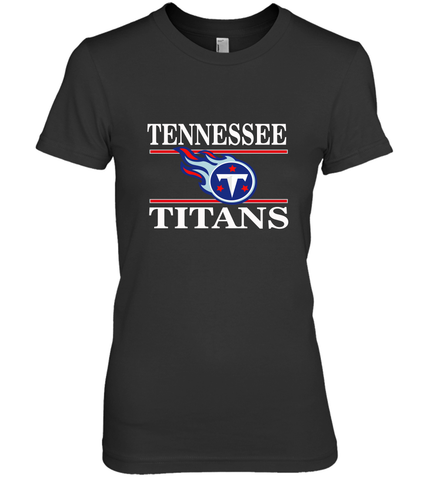 NFL Tennessee Titans Logo Champion Women's Premium T-Shirt Women's Premium T-Shirt / Black / XS Women's Premium T-Shirt - belovedtshirt