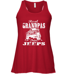 Funny Gift Papa Real Granddpas Drive Women's Racerback Tank