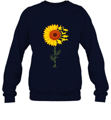 You're My Sunshine Sunflower Dinosaur T Rex Crewneck Sweatshirt Crewneck Sweatshirt - belovedtshirt