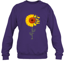 You're My Sunshine Sunflower Dinosaur T Rex Crewneck Sweatshirt Crewneck Sweatshirt - belovedtshirt
