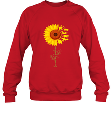 You're My Sunshine Sunflower Dinosaur T Rex Crewneck Sweatshirt Crewneck Sweatshirt - belovedtshirt