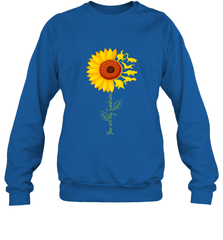 You're My Sunshine Sunflower Dinosaur T Rex Crewneck Sweatshirt Crewneck Sweatshirt - belovedtshirt