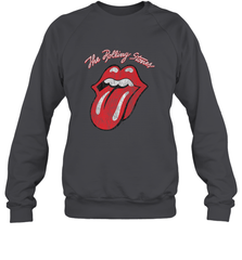 Mens The Rolling Stones Script Tongue Logo Crewneck Sweatshirt Crewneck Sweatshirt - belovedtshirt