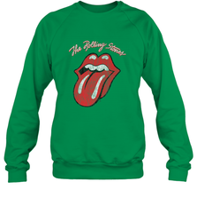 Mens The Rolling Stones Script Tongue Logo Crewneck Sweatshirt Crewneck Sweatshirt - belovedtshirt
