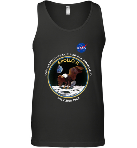 NASA Apollo 11 Moon Landing Men's Tank Top Men's Tank Top / Black / XS Men's Tank Top - belovedtshirt