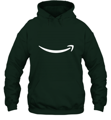 Smile Shirt  White Logo Hooded Sweatshirt Hooded Sweatshirt - belovedtshirt
