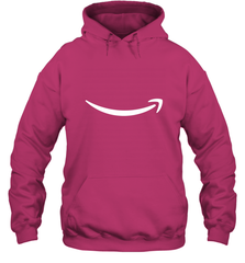 Smile Shirt  White Logo Hooded Sweatshirt Hooded Sweatshirt - belovedtshirt