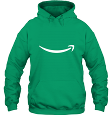Smile Shirt  White Logo Hooded Sweatshirt Hooded Sweatshirt - belovedtshirt