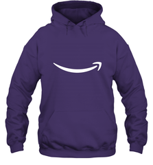 Smile Shirt  White Logo Hooded Sweatshirt Hooded Sweatshirt - belovedtshirt