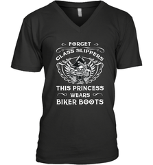 Forget glass slippers this princess wears biker boots Men's V-Neck Men's V-Neck - belovedtshirt