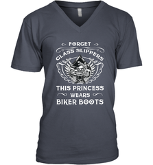 Forget glass slippers this princess wears biker boots Men's V-Neck Men's V-Neck - belovedtshirt