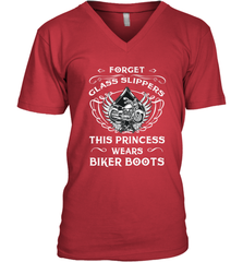 Forget glass slippers this princess wears biker boots Men's V-Neck Men's V-Neck - belovedtshirt