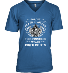 Forget glass slippers this princess wears biker boots Men's V-Neck Men's V-Neck - belovedtshirt
