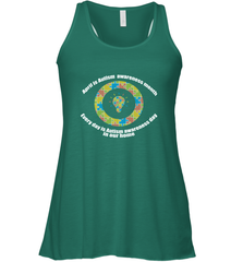 April is autism awareness month , Every day is Autism awareness day in our home AutismT shirt Women's Racerback Tank Women's Racerback Tank - belovedtshirt