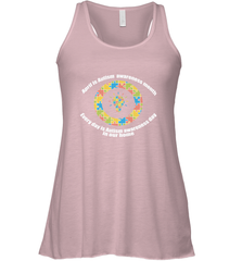 April is autism awareness month , Every day is Autism awareness day in our home AutismT shirt Women's Racerback Tank Women's Racerback Tank - belovedtshirt