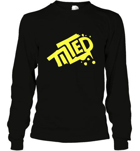Fortnite Tilted (Yellow Logo) Long Sleeve T-Shirt Long Sleeve T-Shirt / Black / S Long Sleeve T-Shirt - belovedtshirt
