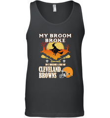 Broom Broke So I Became A Fan of Cleveland Browns  Halloween Costume Men's Tank Top Men's Tank Top - belovedtshirt