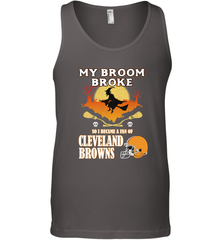 Broom Broke So I Became A Fan of Cleveland Browns  Halloween Costume Men's Tank Top Men's Tank Top - belovedtshirt