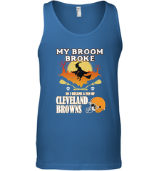 Broom Broke So I Became A Fan of Cleveland Browns  Halloween Costume Men's Tank Top Men's Tank Top - belovedtshirt