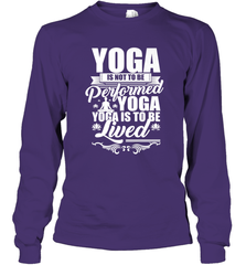 Yoga is More Than Yoga It's a Lifestyle Long Sleeve T-Shirt Long Sleeve T-Shirt - belovedtshirt