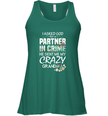 Crazy Grandma Women's Racerback Tank Women's Racerback Tank - belovedtshirt