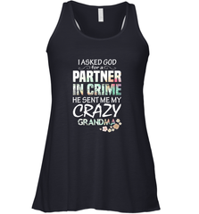 Crazy Grandma Women's Racerback Tank Women's Racerback Tank - belovedtshirt