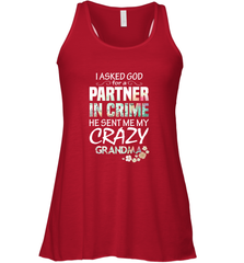 Crazy Grandma Women's Racerback Tank Women's Racerback Tank - belovedtshirt