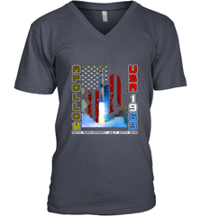 Apollo 11 50th Anniversary Moon Landing 1969 2019 Science Men's V-Neck Men's V-Neck - belovedtshirt