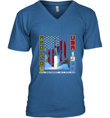 Apollo 11 50th Anniversary Moon Landing 1969 2019 Science Men's V-Neck Men's V-Neck - belovedtshirt