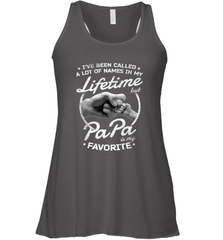 Papa Fathers Day Grandpa or Dad Women's Racerback Tank Women's Racerback Tank - belovedtshirt