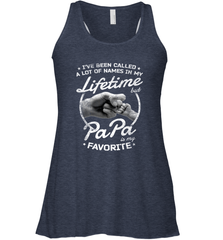 Papa Fathers Day Grandpa or Dad Women's Racerback Tank Women's Racerback Tank - belovedtshirt