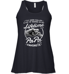 Papa Fathers Day Grandpa or Dad Women's Racerback Tank Women's Racerback Tank - belovedtshirt