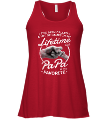 Papa Fathers Day Grandpa or Dad Women's Racerback Tank Women's Racerback Tank - belovedtshirt
