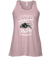 Papa Fathers Day Grandpa or Dad Women's Racerback Tank Women's Racerback Tank - belovedtshirt