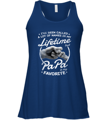 Papa Fathers Day Grandpa or Dad Women's Racerback Tank Women's Racerback Tank - belovedtshirt