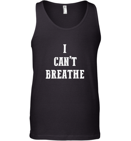 I can't breathe Black lives matter simple message Men's Tank Top Men's Tank Top / Black / XS Men's Tank Top - belovedtshirt