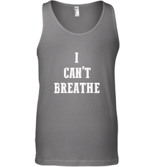 I can't breathe Black lives matter simple message Men's Tank Top Men's Tank Top - belovedtshirt