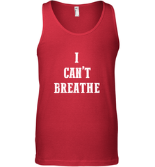 I can't breathe Black lives matter simple message Men's Tank Top Men's Tank Top - belovedtshirt