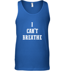 I can't breathe Black lives matter simple message Men's Tank Top Men's Tank Top - belovedtshirt