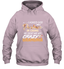 Crazy Grandma Partner in crime Hooded Sweatshirt Hooded Sweatshirt - belovedtshirt