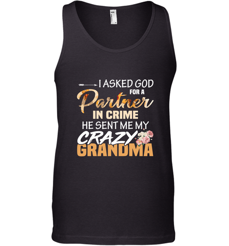 Crazy Grandma Partner in crime Men's Tank Top Men's Tank Top / Black / XS Men's Tank Top - belovedtshirt