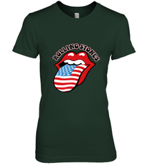 Mens The Rolling Stones USA Tongue Women's Premium T-Shirt Women's Premium T-Shirt - belovedtshirt