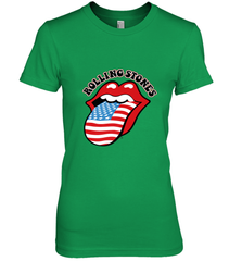 Mens The Rolling Stones USA Tongue Women's Premium T-Shirt Women's Premium T-Shirt - belovedtshirt