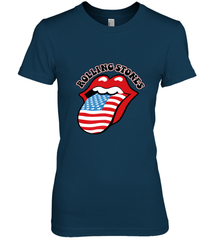 Mens The Rolling Stones USA Tongue Women's Premium T-Shirt Women's Premium T-Shirt - belovedtshirt