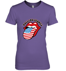 Mens The Rolling Stones USA Tongue Women's Premium T-Shirt Women's Premium T-Shirt - belovedtshirt